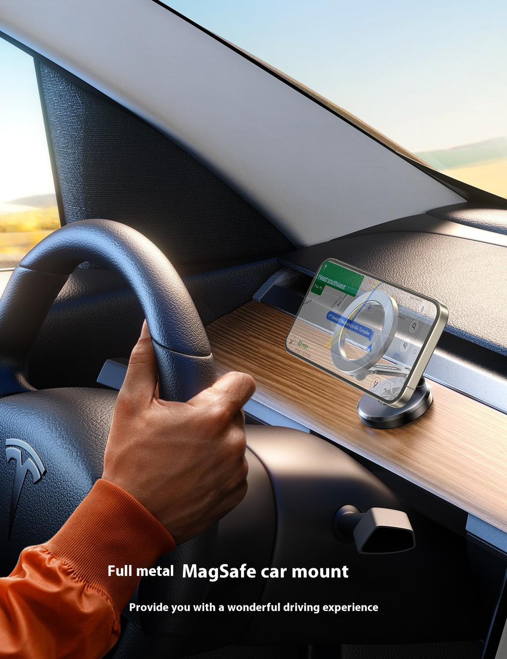 MagSafe Car Mount Phone Holder (DK-only)